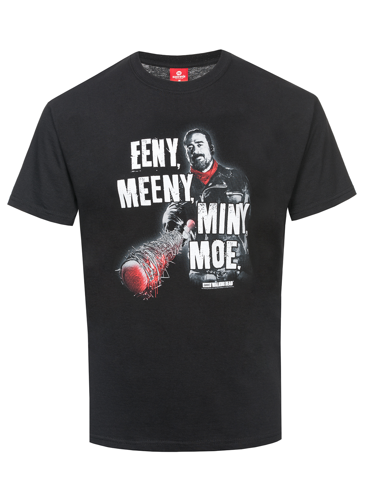 Amazon.com: The Walking Dead Negan Eeny Meeny Miny Moe T-Shirt ...